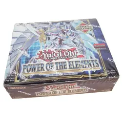 Konami Yu-Gi-Oh OCG Power of the Elements Sealed Booster Box 24 Packs 1st Editio - Image 1