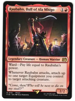 Raubahn, Bull of Ala Mhigo 151 R FINAL FANTASY MTG - Image 1