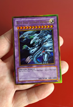 Yu-Gi-Oh! Blue-Eyes Ultimate Dragon (GLD1-EN028) LIMITED GOLD EDITION, NM - Image 1
