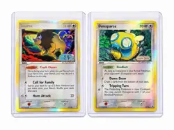 Pokemon TCG Holo 2-Card Lot Tauros 12/100 & Dunsparce 31/92 2006 - Image 1