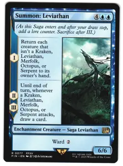 Summon: Leviathan 77 R FINAL FANTASY MTG - Image 1