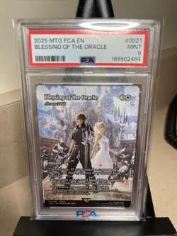 Blessing of the Oracle Final Fantasy Through The Ages MTG PSA 9 - Image 1