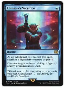Louisoix's Sacrifice 59 R FINAL FANTASY MTG - Image 1