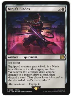 Ninja's Blades 108 R FINAL FANTASY MTG - Image 1