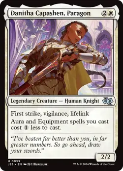 Danitha Capashen, Paragon (Anime) - 59 / English / Lightly Played MTG - Image 1
