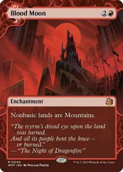 Magic The Gathering MTG BLOOD MOON SHOWCASE Wilds of Eldraine NM Near Mint - Image 1