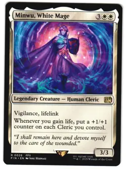 Minwu, White Mage 26 R FINAL FANTASY MTG - Image 1