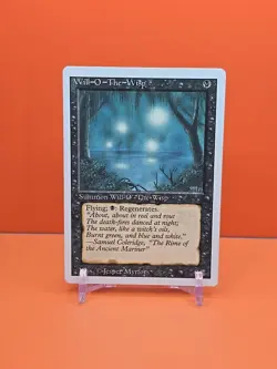 ⚫⚫⚫ 1994 MAGIC The Gathering WILL-O-THE-WISP REVISED 3RD EDITION PLAYED ⚫⚫3 - Image 1