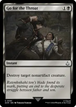 Foil - Go for the Throat - 91 / NM / English MTG - Image 1