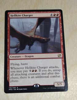 Hellkite Charger - Magic The Gathering Rare Commander Masters Light Play MTG - Image 1