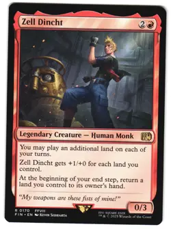 Zell Dincht 170 R FINAL FANTASY MTG - Image 1