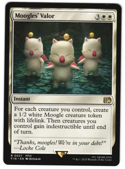 Moogles' Valor 27 R FINAL FANTASY MTG - Image 1