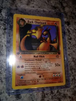 Pokemon Dark Charizard Rare 1st Edition 2000s Team Rocket 21/82 Regular HP - Image 1