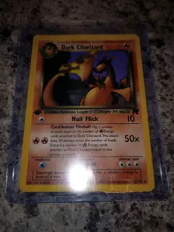 Pokemon Dark Charizard Rare 1st Edition 2000s Team Rocket 21/82 Regular HP - Image 2