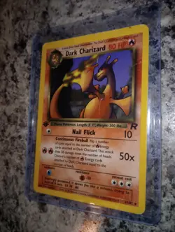 Pokemon Dark Charizard Rare 1st Edition 2000s Team Rocket 21/82 Regular HP - Image 3