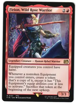 Firion, Wild Rose Warrior 137 R FINAL FANTASY MTG - Image 1