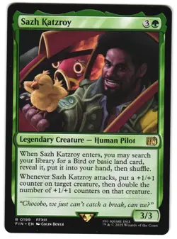 Sazh Katzroy 199 R FINAL FANTASY MTG - Image 1