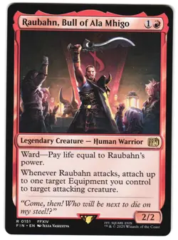 Raubahn, Bull of Ala Mhigo 151 R FINAL FANTASY MTG - Image 1