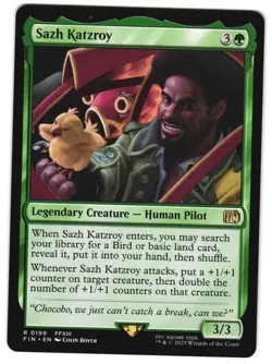 Sazh Katzroy 199 R FINAL FANTASY MTG - Image 1
