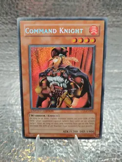 Yugioh Command Knight CT1-EN003 Secret Rare Holo Limited Edition MINT - Image 1