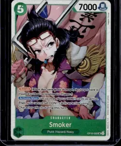 Smoker (030) OP10-030 Super Rare Royal Blood One Piece Foil Near Mint - Image 1