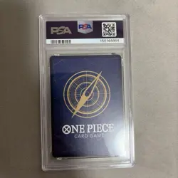 2025 One Piece Card Game OP13 Shanks 3rd Anniversary Silver #004 PSA 10 GEM MT - Image 2