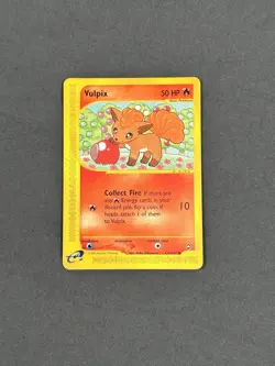 Pokemon 2002 TCG Vulpix 116/147 Aquapolis E-Series Rare Non-Holo Card HP - Image 1