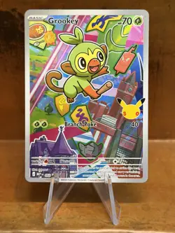 Grookey MEP 052 First Partner 30th Anniversary PROMO Pokemon Card NM/MINT - Image 1