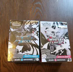 Pokemon Black Bolt & White Flare BOOSTER BUNDLE Set of 2! Factory Sealed - Image 1