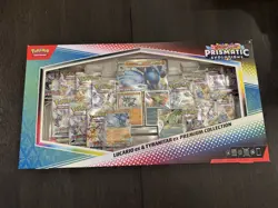 Pokemon S&V Prismatic Evolutions Lucario & Tyranitar Ex Premium Collection - Image 1