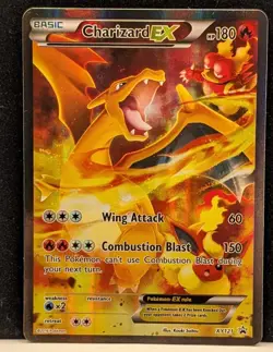Charizard EX XY121 Black Star Promo Full Art Holo Card - Image 1