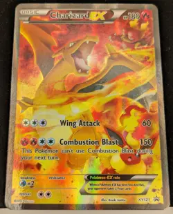 Charizard EX XY121 Black Star Promo Full Art Holo Card - Image 2
