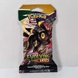 POKEMON EVOLVING SKIES SLEEVED BOOSTER PACK - UMBREON ART - Image 1