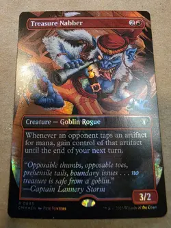 Treasure Nabber - Foil (Borderless) Commander Masters - Mtg - Image 1