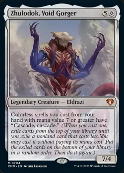 MTG Zhulodok, Void Gorger - Foil, NM-Mint, English Commander Masters - Image 1