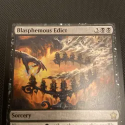 Blasphemous Edict Foundations; MTG - Image 2