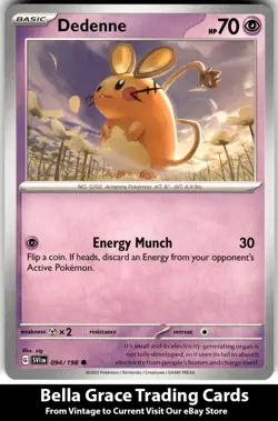 Dedenne #094/198 SV01: Scarlet & Violet Base Set Pokemon Common - Image 1