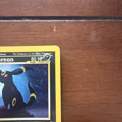 Pokemon TCG Umbreon 13/75 Neo Discovery Holo Rare Unlimited 80 HP English - Image 3