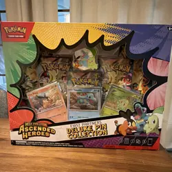 Pokemon TCG Mega Evolution Ascended Heroes First Partner Deluxe Pin Collection - Image 1