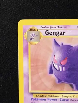 Gengar 20/62 Fossil Set Rare Non Holo Unlimited WoTC Pokemon 1999 - Image 3