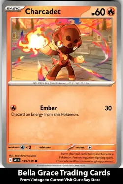 Charcadet #039/198 SV01: Scarlet & Violet Base Set Pokemon Common - Image 1