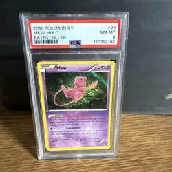 2016 Pokemon XY Fates Collide Mew Holo - Image 1