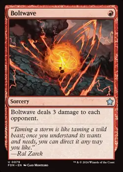 Boltwave (REGULAR) x1 - MTG Foundations FDN #79 - Image 1