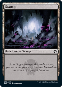 Swamp (270) - Foil NM, English MTG Adventures in the Forgotten Realms - Image 1