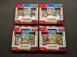 Pokemon TCG First Partner Illustration Collection Series 2 Sealed Promo Lot Of 4 - Image 1