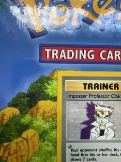 Pokemon Trainer Imposter Professor Oak Base Set Non Holo Rare 73/102 MP - Image 3