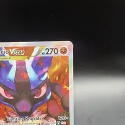 Lucario VSTAR SWSH291 Sword & Shield Crown Zenith Promo Holo Pokemon Card NM ENG - Image 4