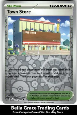 Town Store #196/197 SV03: Obsidian Flames Pokemon Common Reverse Holo - Image 1