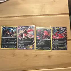 OFFER!! Pokemon TCG Yveltal 78/146 + Yveltal-EX 4-Card Lot Holo EN XY Basic - Image 1