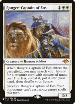 MTG English Ranger-Captain of Eos NM Normal The List - Image 1